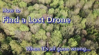 How to Find a Lost Drone - Mavic Air, Pro, Spark & Phantom