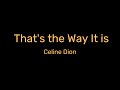Celine Dion - That