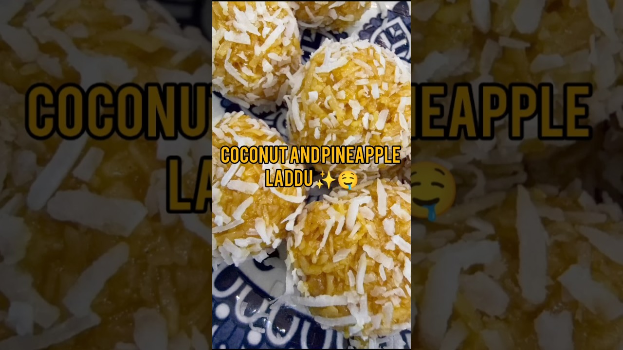 Maine try kiya Piña Colada experiment! Result ne hosh uda diye.✨#ytshorts#ladoo #coconutladoo#viral