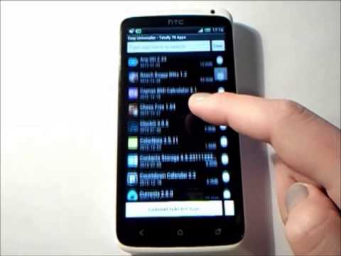 Android apps. How to uninstall app using easy uninstaller.