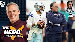 Nick Wright Says Dak Prescott and Bill Belichick Can Join Forces With the New York Giants l THE HERD