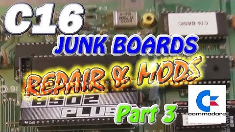 Another Commodore C16 Repair & Upgrades Part 3 (6502plus4 / Shell / Modulator Replacement)