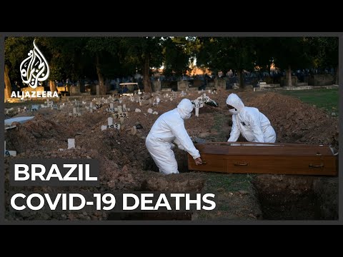Brazil's coronavirus death toll now the world's fourth-highest