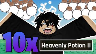 Using 10x Heavenly Potion II | Sols RNG