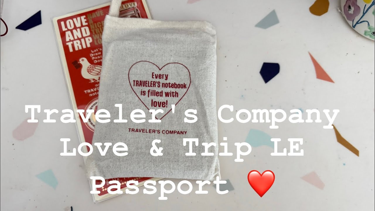 Unboxing | Traveler's Company Love & Trip Cover - das rote Passport TN - Liebe auf den  ersten Blick