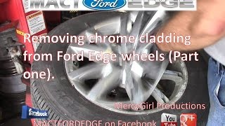 Ford Edge chrome cladding removal and cleaning (part one)