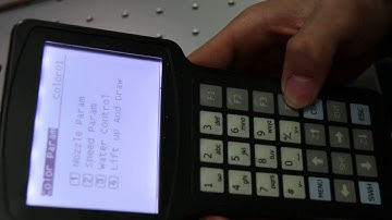 how to set speed  introduction-12 colors PVC/silicone dispensing/dropping machine