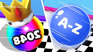 Ball Merge 2048 Vs AZ Run - SpeedRun Gameplay Android, iOS H4S9MC03S5 screenshot 4
