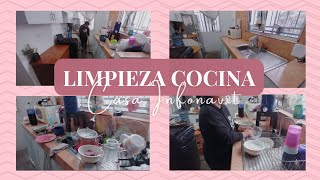 Limpieza cocina pequeña casa Infonavit/ limpia conmigo