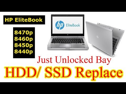 HP Elitebook 8470P Hard Drive Replacement  |  SSD Installation