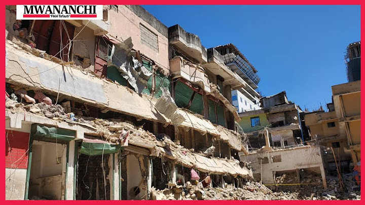 MAPYA YAIBUKA KARIAKOO SAKATA LA GHOROFA LILILOPOROMOKA, MAJENGO MAWILI YAKI...