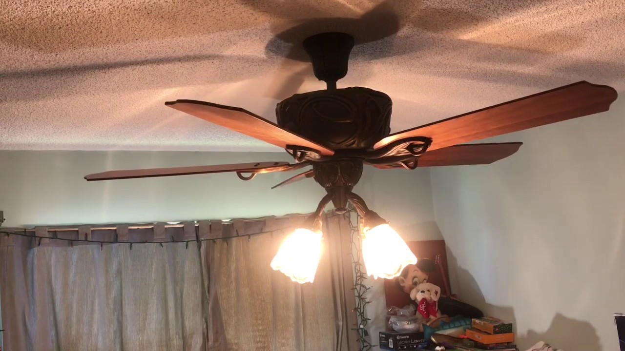 54” Casablanca Nouvelle ceiling fan installed in my bedroom 1,000