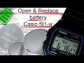 Change Battery - Casio f-91w