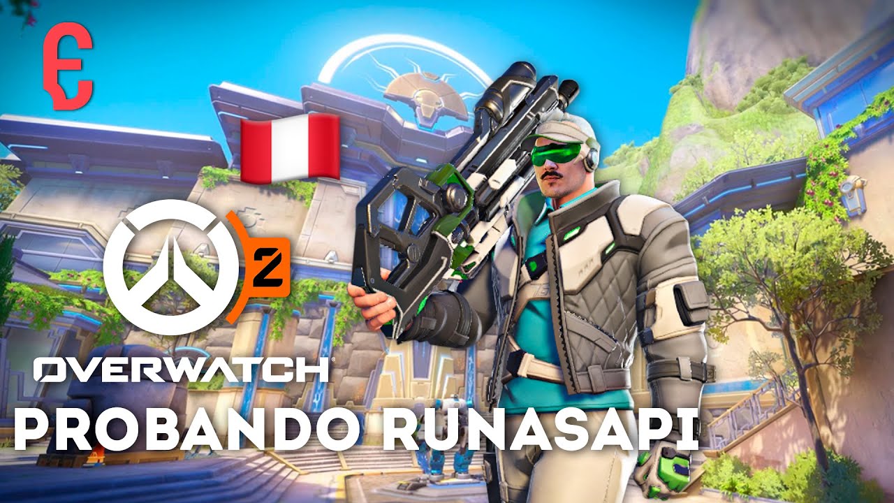 Probando mapa RUNASAPI 🔶 Soldado 76 🇵🇪 PRIMERA VEZ | OVERWATCH 2 EFIGIE ...