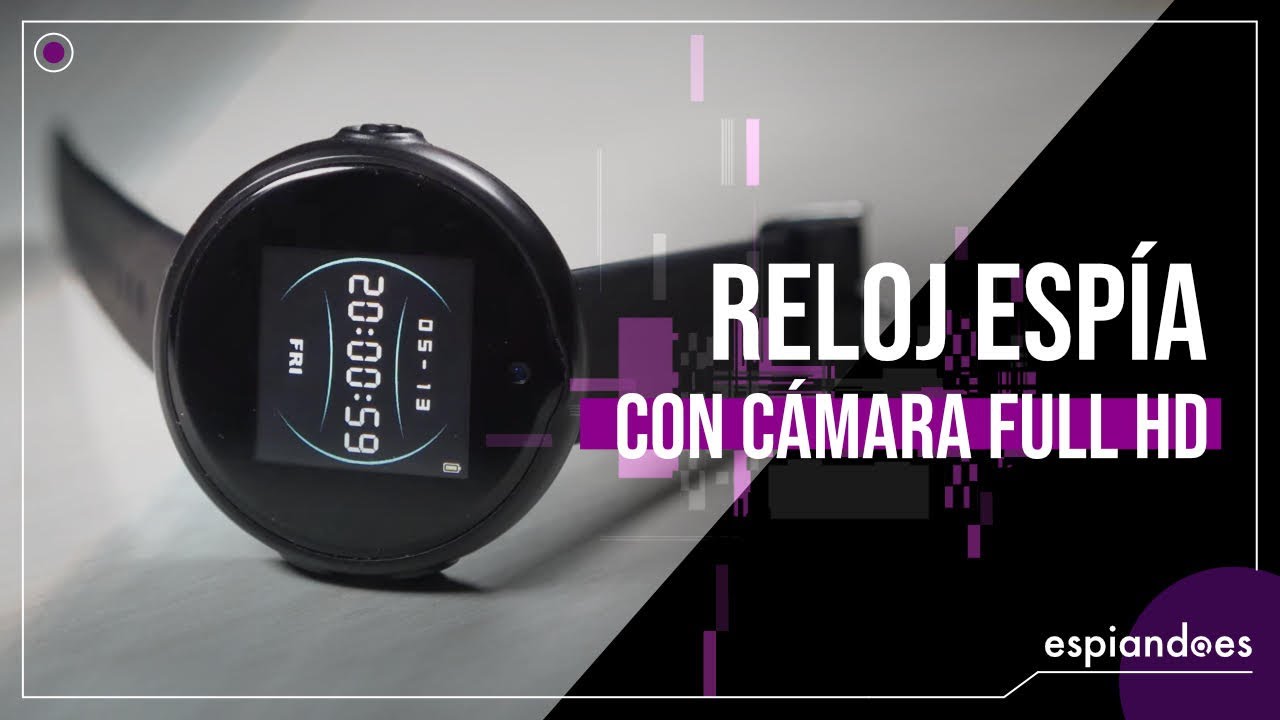 Reloj de Pulsera Cámara Oculta Full HD Gama Alta Profesional 16GB 