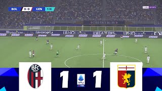 Bologna vs. Genoa [1-1] | Serie A TIM 2023/24 | Match Highlights!