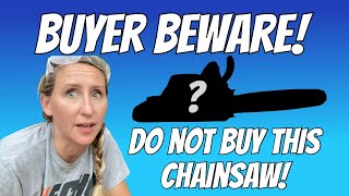 DO NOT BUY this poorly built chainsaw! AND I GOT ROBBED! VLOG Broken Coocheer 5800 Review