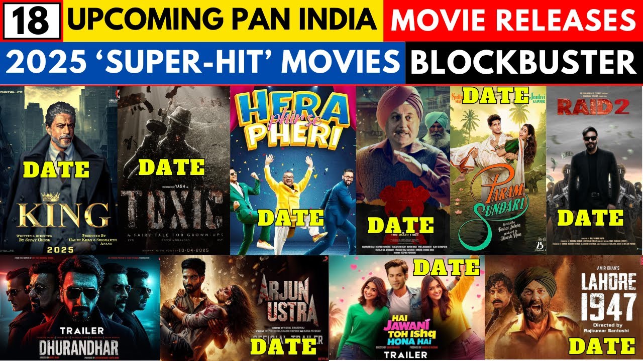 Surprise New Release Movies 2025 I TOP 25 PAN India Release 2025 ...