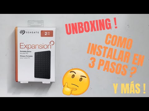 SEAGATE 2TB PARA PS4 - INSTALA EN 3 PASOS / TUTORIAL / UNBOXING