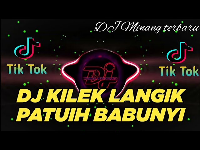DJ MINANG TERBARU 2023 - KILEK LANGIK PATUIH BABUNYI - DJ MINANG TERBARU TIK TOK VIRAL 2023 FYP class=