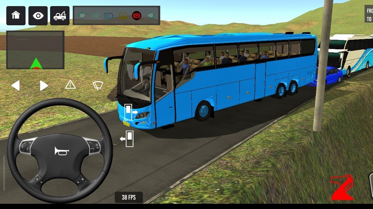 😭 Realistic Bus Crash Simulator | 😱 Steep Hill Disaster | 🔥 Bus Simulator India #simulator #gameplay