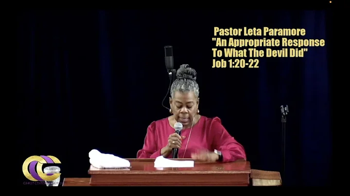 Pastor Leta Paramore | An Appropriate Response To ...