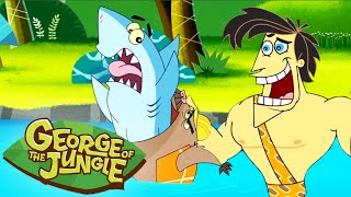 The Shark-Eating Beaver! 🦈🦫 | George of the Jungle | Full Episode | Cartoons For Kids