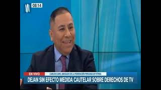 Entrevista a Carlos Caro - Derechos televisivos