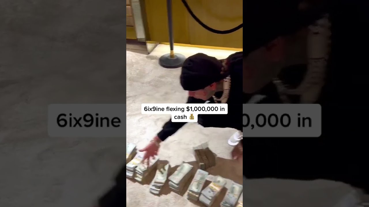 6ix9ine Flexing Cash 