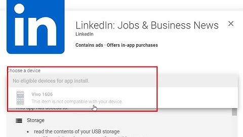 Google play store -No eligible devices for app install |This app won