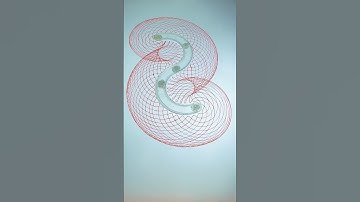 Magical Curve in Harmony – The Final Spirograph Creation #spirographshr #art #spirograph #asmr #usa