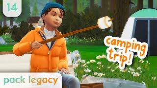 First camping trip as a FAMILY 🥹 | Episode 14 | The Sims 4 Pack Legacy Challenge