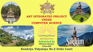 CBSE ART INTEGRATED PROJECT UNDER COMPUTER SCIENCE