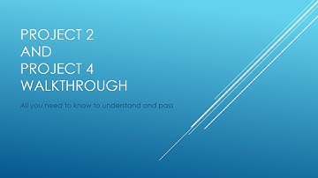 Udacity project 2 and 4 tips, tricks, walkthrough and bonus