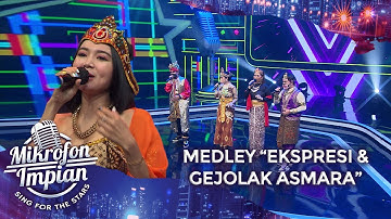MEDLEY  Iis, Vega, Danang, Charly & Wika Salim [EKSPRESI & GEJOLAK ASMARA] | Mikrofon Impian GTV