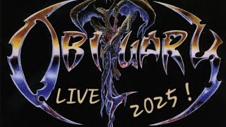 OBITUARY : LIVE in Berkeley 2025 ! Chopped In Half & Turned Inside Out.