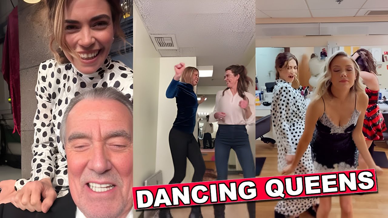 Michelle Stafford and Amelia Heinle Share Fun Dance Moment Behind the Scenes on Y&R