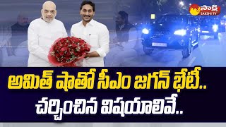 CM YS Jagan Meet Amit Shah at Delhi | CM YS Jagan Delhi Tour @SakshiTV