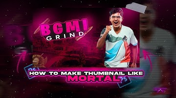 HOW TO MAKE THUMBNAIL LIKE @MortaLyt ON PHOTOSHOP