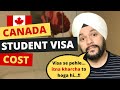 Cost to get Canadian Student Visa | Cost to study in Canada | International Student