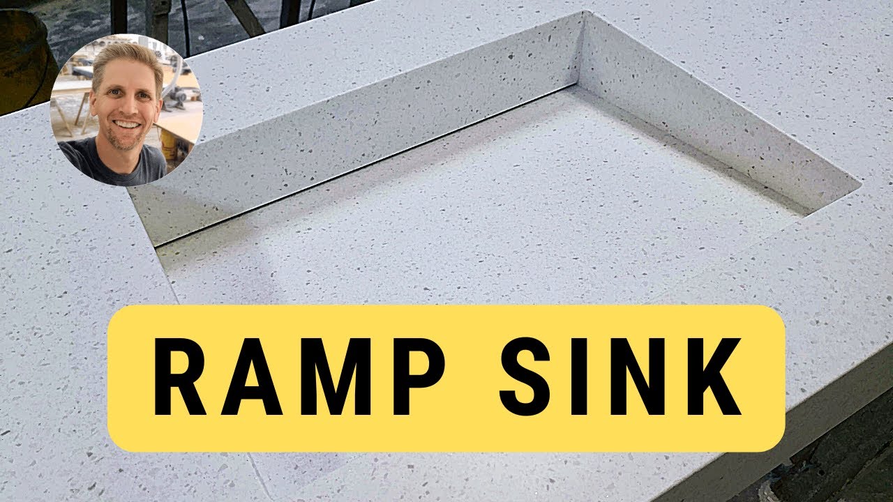 Corian Ramp Sink Video - Solid Surface Seamless Sink