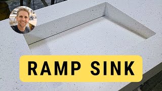 Corian Ramp Sink Video - Solid Surface Seamless Sink