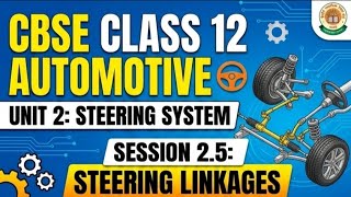 Unit 2 Steering System Session 2 5 Steering linkages Class 12 AUTOMOTIVE 804 CBSE