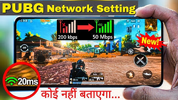 Fix High Ping Problem In PUBG Mobile Secret Trick | How to Solve Lag Problem in PUBG Mobile 2020