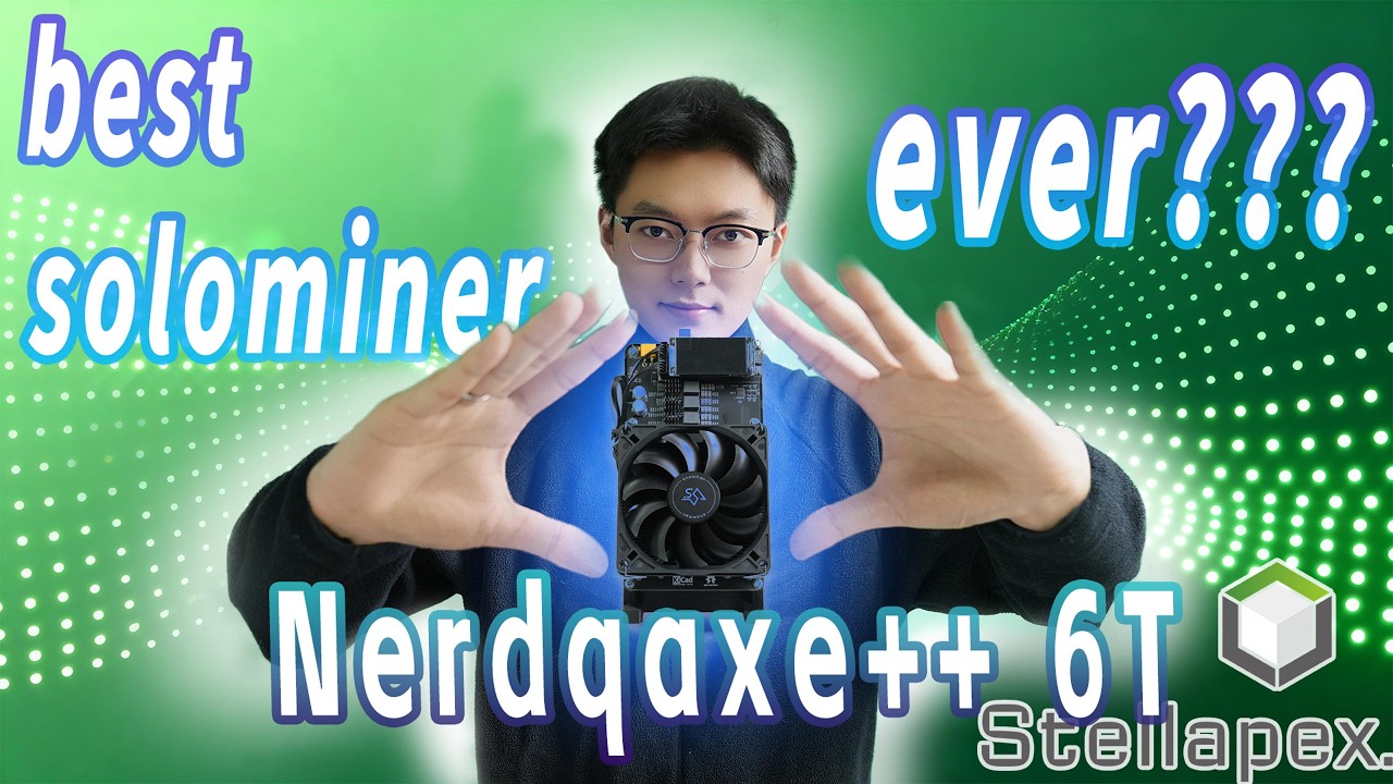Stellapex Bitcoin Miner Nerdqaxe++ Rev 6.1 6TH/s Hashrate 100W Low