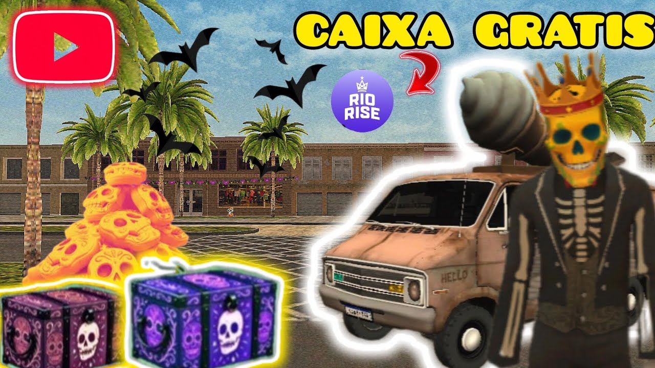 [RIO RISE] 🚨 ABRIR CAIXAS GRATIS DO EVENTO DE HALLOWEEN NO RIO RISE RP , 🚨Ganhei um Carro 🤯