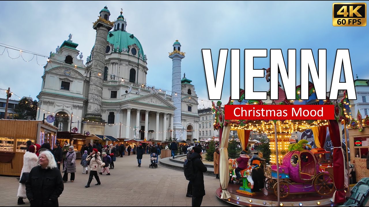 Vienna 🇦🇹 Karlsplatz Christmas Market 2025 - Art Advent - Kunst & Handwerk | 4K Walking Tour