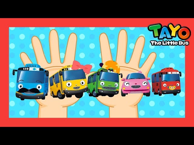 Tayo Lagu Keluarga Jari Finger family l Lagu untuk anak-anak l Tayo bus kecil class=