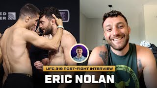 ERIC NOLAN Talks New UFC Deal | Recaps UFC Debut on 4-Days Notice | Representing US Marines in UFC