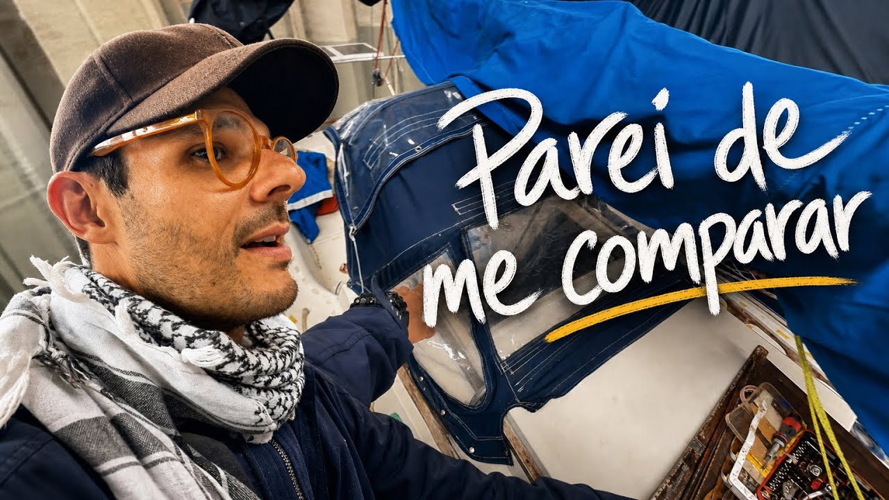 ⁣PAREI DE ME COMPARAR e fui buscar o PISO e medir a Capa da mestra + tecido da capota